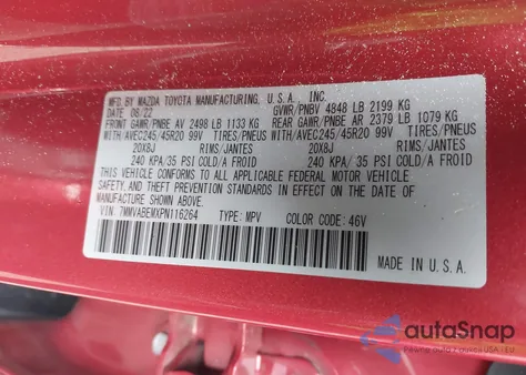 2023 Mazda Cx-50 2.5 S Premium Plus from USA, damaged, VIN 7MMVABEMXPN116264